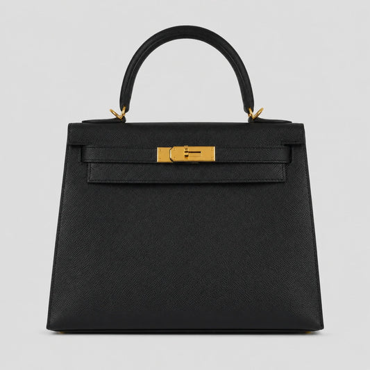 Hermès Kelly 28 — Hauptansicht Vorderseite | Luren Authentisch