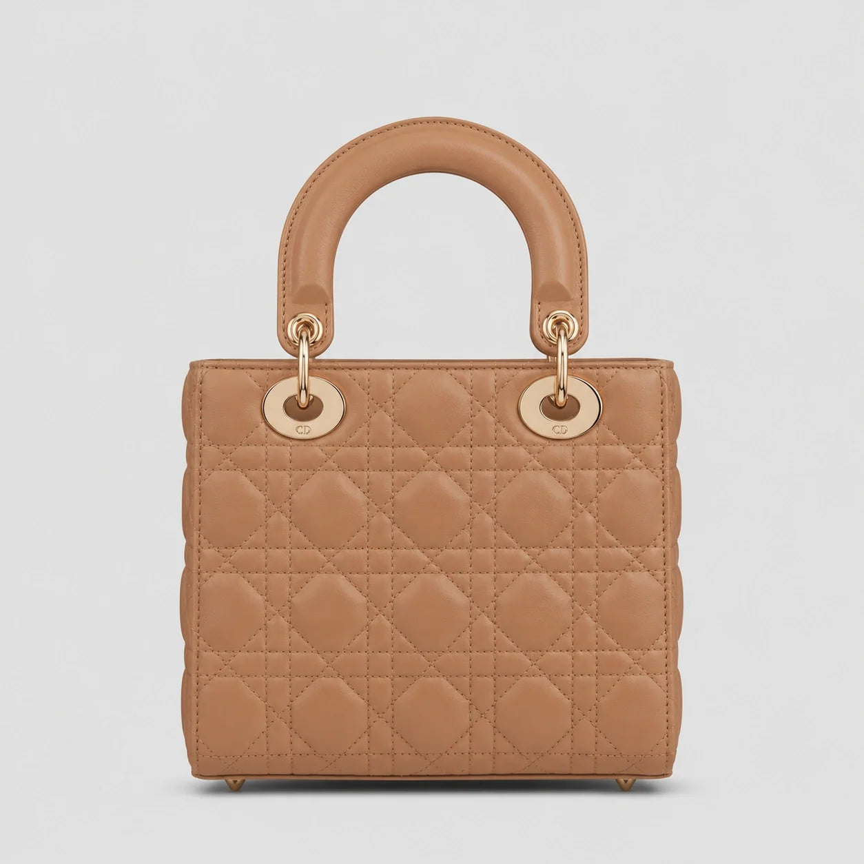 Lady Dior Cannage Lammleder Camel — Rückansicht | Luren Authentisch